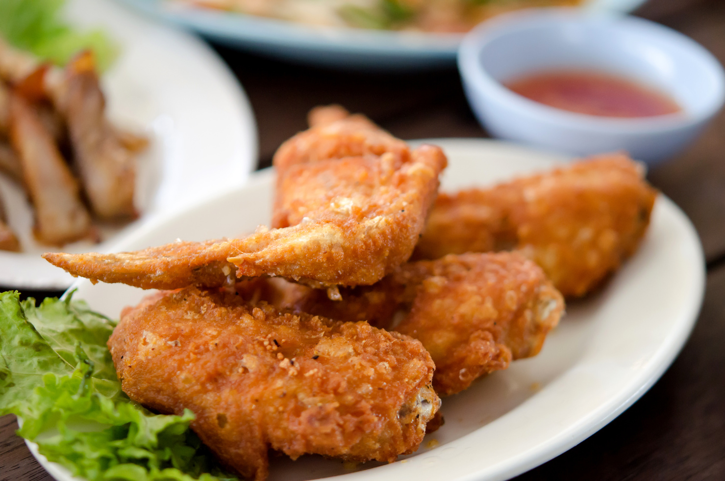 Fried chicken wings